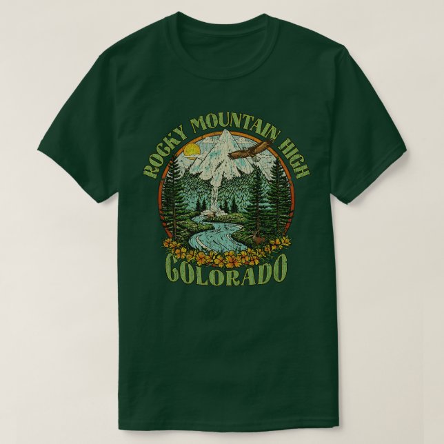 Rocky Mountain High 1972 T-Shirt (Design vorne)