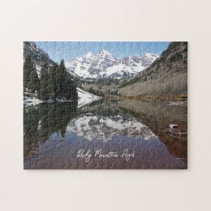 Rocky Mountain High Maroon Bells Aspen Colorado Puzzle