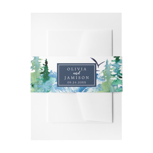 Rocky Mountain Hochzeit in Urlaubsort Bly Band (Vorderseite Beispiel)