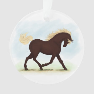 Rocky Mountain Horse Reittier Ornament