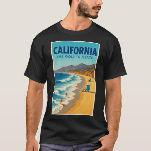 Rocky Mountain Lake Vintage Reise T-Shirt