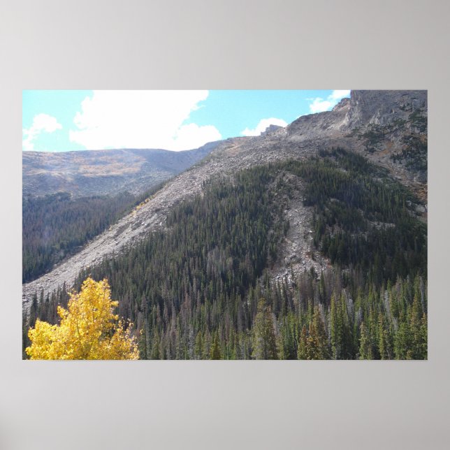 Rocky Mountain Landschaft Foto Naturschauplatz Poster (Vorne)