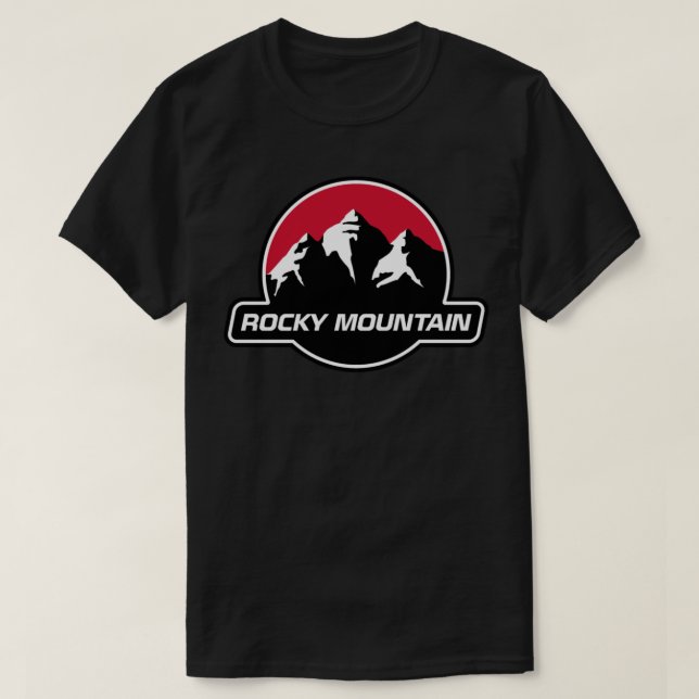 Rocky Mountain mtb Logo Aufkleber T-Shirt (Design vorne)