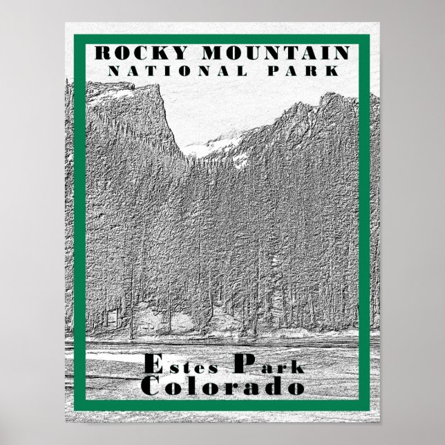 Rocky Mountain National Park - 11 x 14 Poster (Vorne)