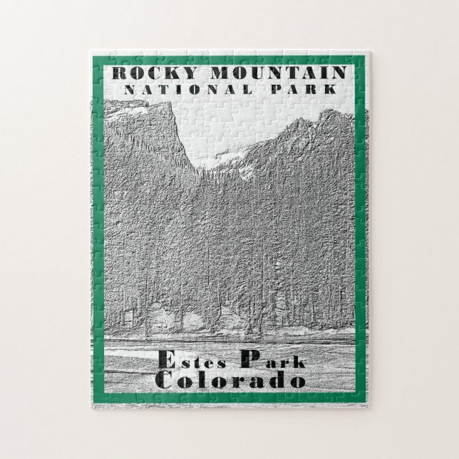 Rocky Mountain National Park - 11x14 - 252 Stk. Puzzle (Vertikal)