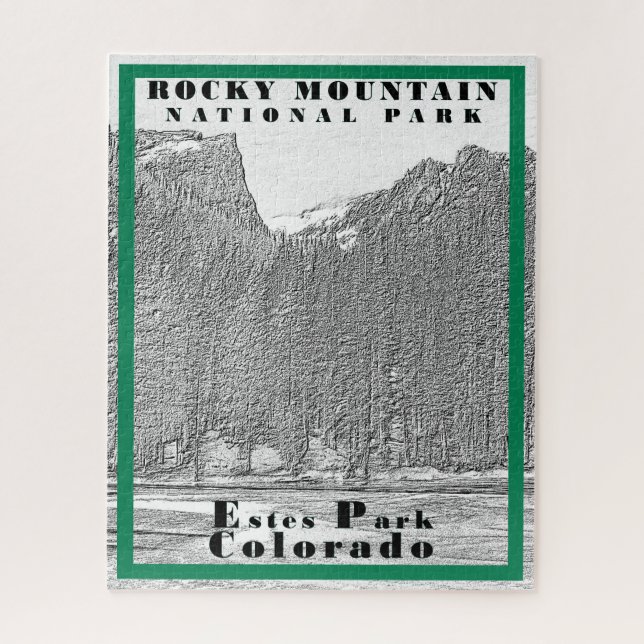 Rocky Mountain National Park - 16x20 - 520 Stk. Puzzle (Vertikal)