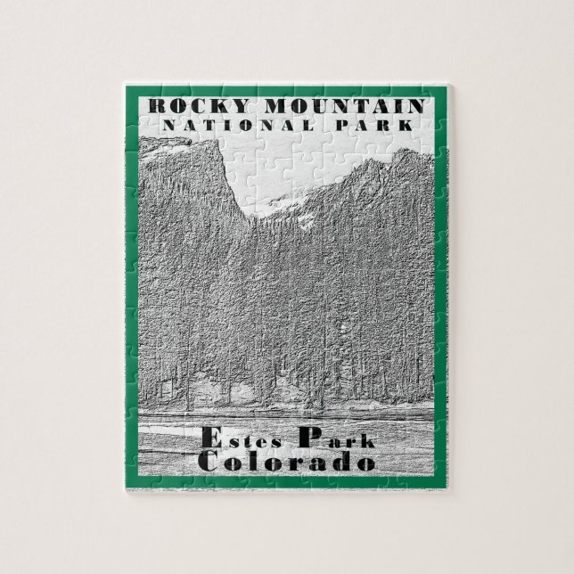 Rocky Mountain National Park - 8x10 - 110 pc Puzzle (Vertikal)