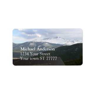 Rocky Mountain National Park Address Label Adressaufkleber