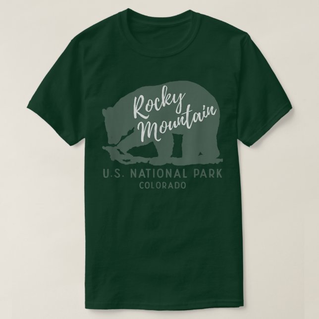 Rocky Mountain National Park Bear XO4U Original  T-Shirt (Design vorne)