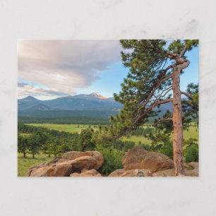 Rocky Mountain National Park bei Sonnenaufgang Postkarte