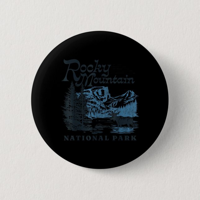 Rocky Mountain National Park Button (Vorderseite)