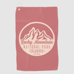 Rocky Mountain National Park Colorado Golfhandtuch