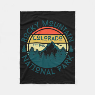 Rocky Mountain National Park Colorado Natur Wander Fleecedecke