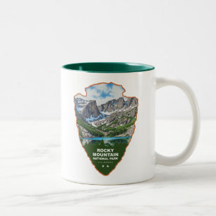 Rocky Mountain National Park Colorado Pfeilspitze Zweifarbige Tasse