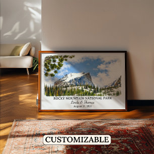 Rocky Mountain National Park Colorado Poster Übers