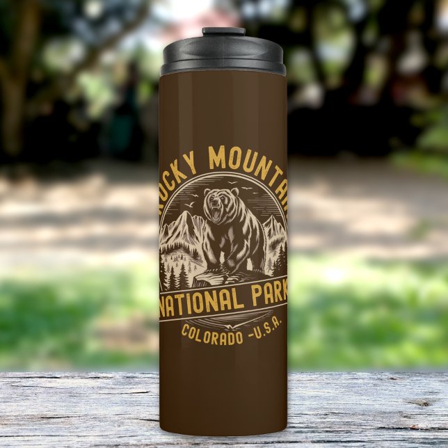 Rocky Mountain National Park Colorado Thermosbecher (Von Creator hochgeladen)