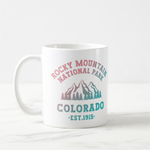 Rocky Mountain National Park Colorado USA Gradient Kaffeetasse
