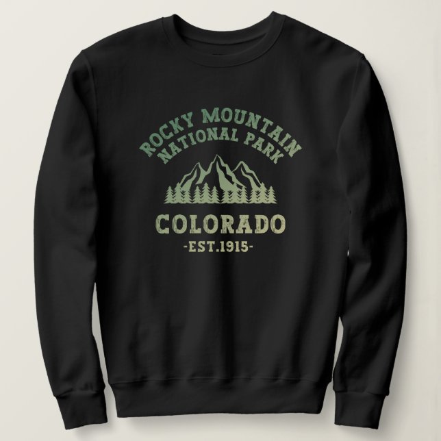 Rocky Mountain National Park Colorado USA Gradient Sweatshirt (Design vorne)