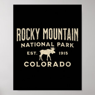 Rocky Mountain National Park Colorado USA Outdoor Poster