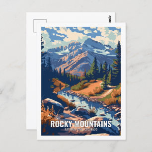 Rocky Mountain National Park Colorado USA Postkarte