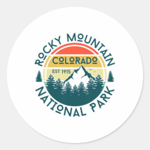 Rocky Mountain National Park Colorado Wandern Natu Runder Aufkleber