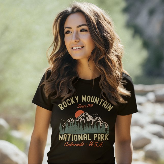 Rocky Mountain National Park Forest Landscape T-Shirt (Von Creator hochgeladen)