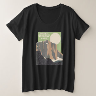 Rocky Mountain National Park Gipfel Estes Park Große Größe T-Shirt