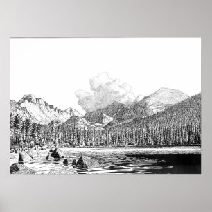 Rocky Mountain National Park Poster