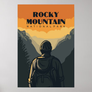 Rocky Mountain National Park Reiseplaner Poster
