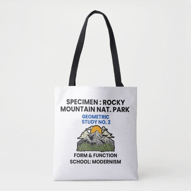Rocky Mountain National Park Retro Specimen (Vorderseite)