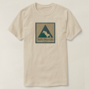 Rocky Mountain National Park Rustikal T-Shirt