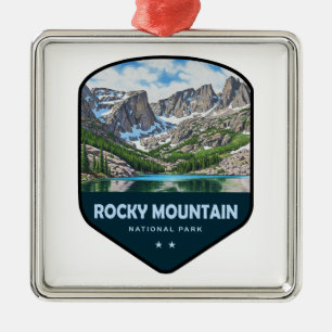 Rocky Mountain National Park Schild Ornament Aus Metall