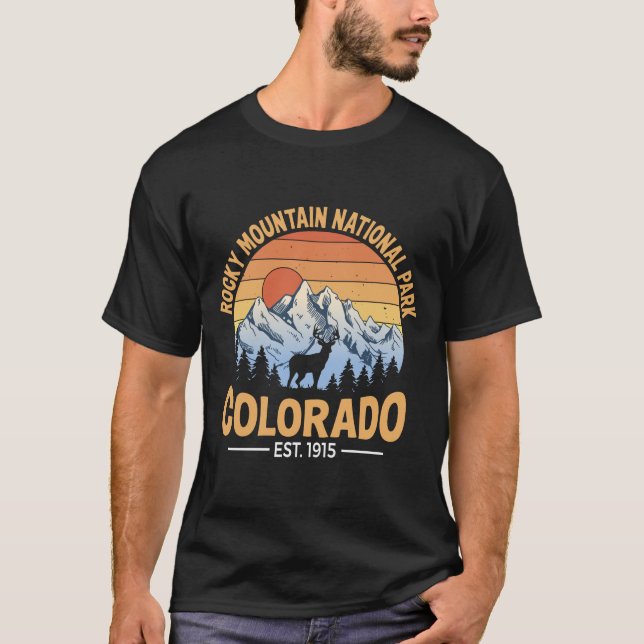 Rocky Mountain National Park Shirt Men (Vorderseite)