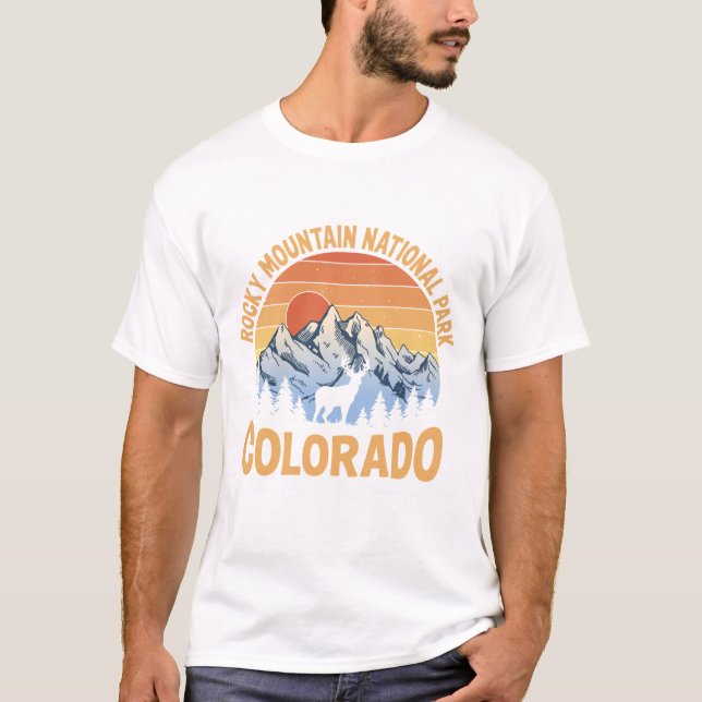 Rocky Mountain National Park Shirt Men (Vorderseite)