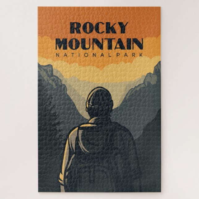 Rocky Mountain National Park Travel Puzzle (Vertikal)