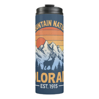 Rocky Mountain National Park Tumbler Travel Thermosbecher