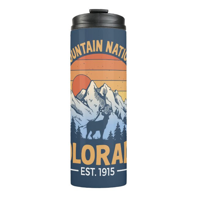 Rocky Mountain National Park Tumbler Travel Thermosbecher (Vorderseite)