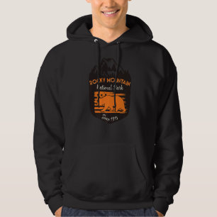 Rocky Mountain National Park US Flag Bärenberg Hoodie