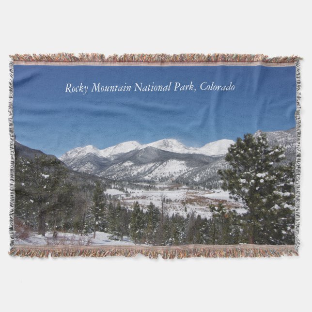 Rocky Mountain National Park werfen Decke (Vorderseite)