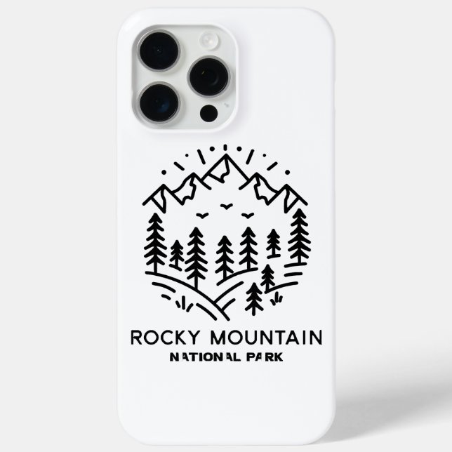 Rocky Mountain Nationalpark Case-Mate iPhone Hülle (Rückseite)