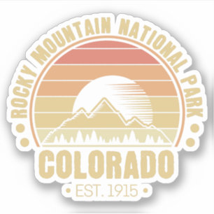 Rocky Mountain Nationalpark Colorado Aufkleber