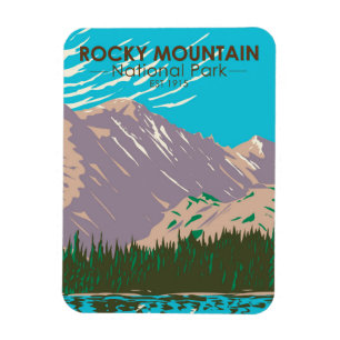 Rocky Mountain Nationalpark Colorado Bellinzona Magnet