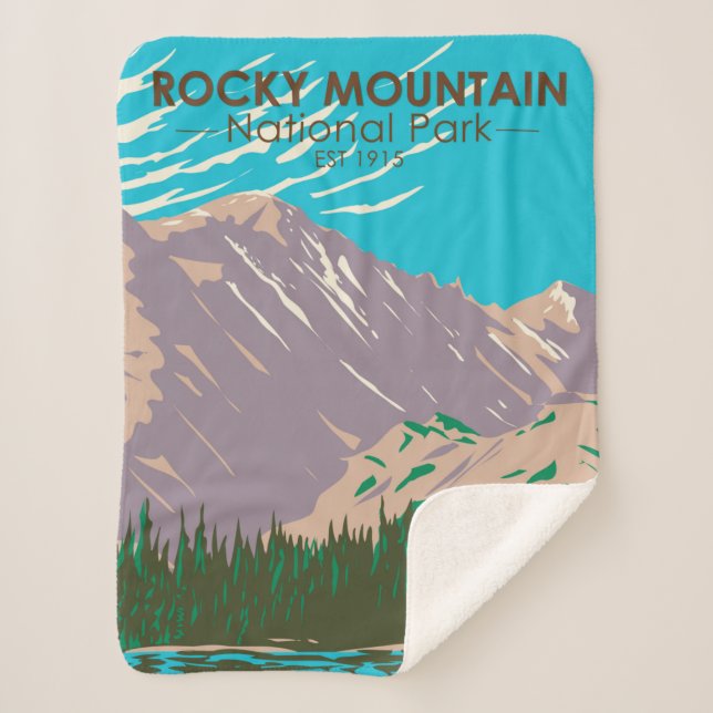 Rocky Mountain Nationalpark Colorado Bellinzona Sherpadecke (Vorderseite)