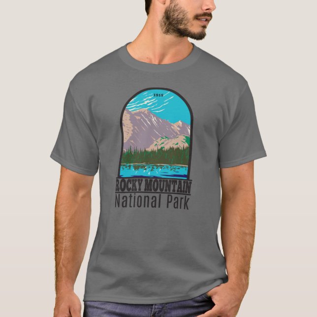 Rocky Mountain Nationalpark Colorado Bellinzona T-Shirt (Vorderseite)