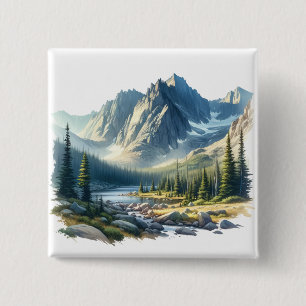 Rocky Mountain Nationalpark Colorado Button