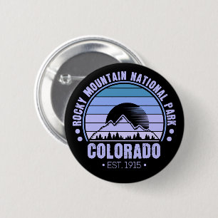 Rocky Mountain Nationalpark Colorado Button