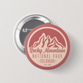 Rocky Mountain Nationalpark Colorado Button