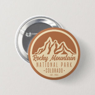 Rocky Mountain Nationalpark Colorado Button