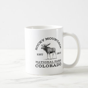 Rocky Mountain Nationalpark Colorado Elch Wanderun Kaffeetasse