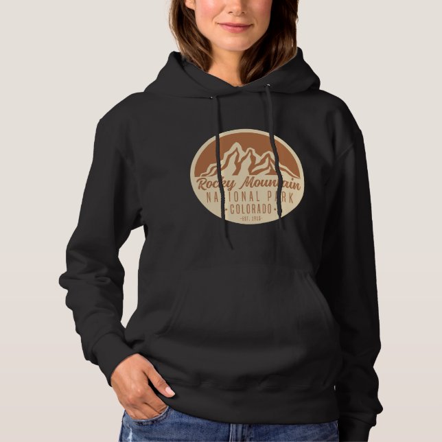 Rocky Mountain Nationalpark Colorado Hoodie (Vorderseite)